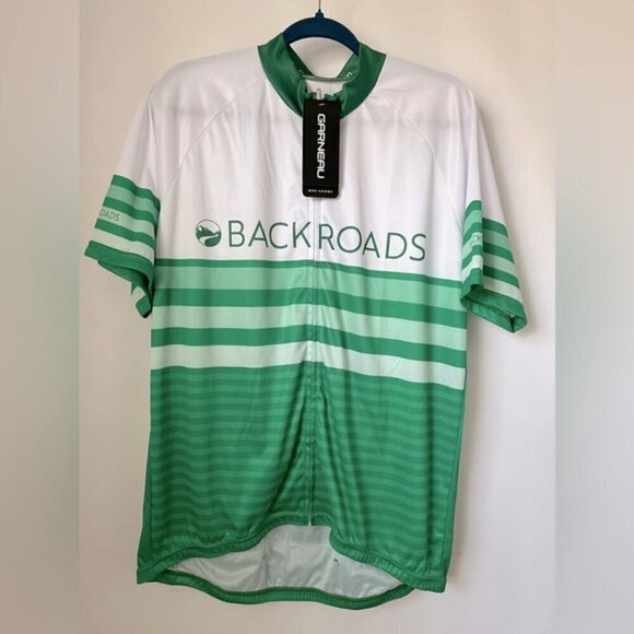 Garneau - Men’s Full Zip Shortsleeve Jersey - Green/White. Size: XXL. NWT. - Picture 15 of 15